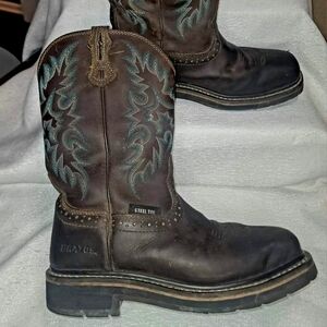 Brazos steel toe boots